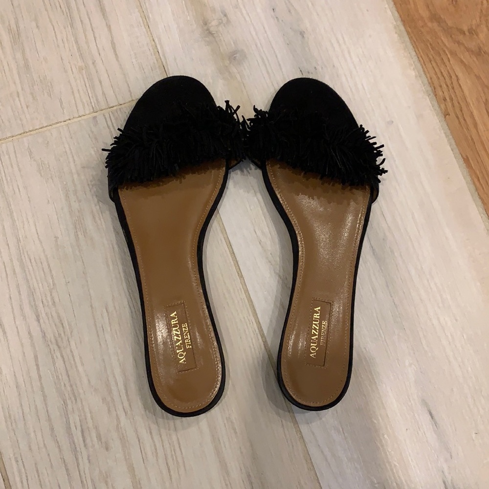 Aquazzura Wild Thing Fringed Sandal